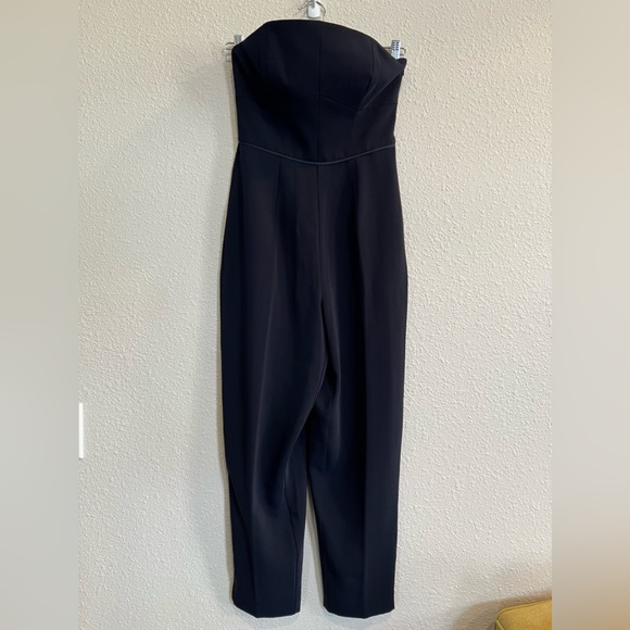 Reiss Anouk Strapless Jumpsuit blue size 0 - Picture 3 of 7